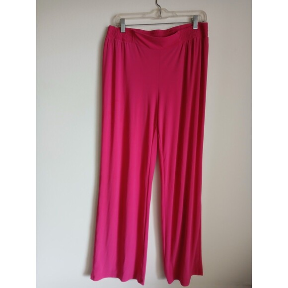 IMAN Size XL  Pink Jersey Pull-On Pants - Picture 1 of 11